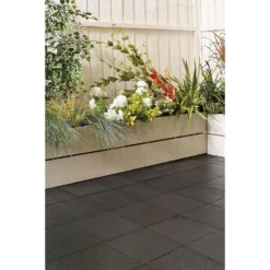 Stylish Stone Sawn Limestone 400 X 400mm - Charcoal (Full Pack)