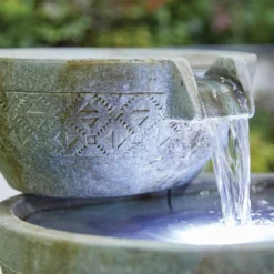 Stylish Fountain Oasis Water Feature With LEDs 9 Stylish Fountain Oasis Water Feature With LEDs -Deals A Sunlit Garden Store 13846043 6794962028176288