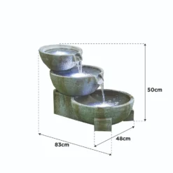 Stylish Fountain Oasis Water Feature With LEDs 11 Stylish Fountain Oasis Water Feature With LEDs -Deals A Sunlit Garden Store 13846043 8054962028273395