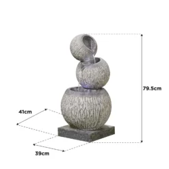 Stylish Fountain Illusion Falls Water Feature With LEDs -Deals A Sunlit Garden Store 13846045 1394978881020436