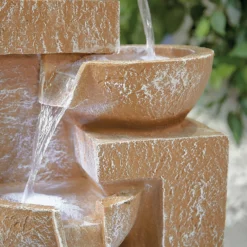 Stylish Fountain Sparkling Bowls Water Feature With LEDs 11 Stylish Fountain Sparkling Bowls Water Feature With LEDs -Deals A Sunlit Garden Store 13846048 1034971880455348