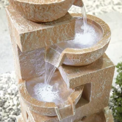 Stylish Fountain Sparkling Bowls Water Feature With LEDs 10 Stylish Fountain Sparkling Bowls Water Feature With LEDs -Deals A Sunlit Garden Store 13846048 6124971880433253