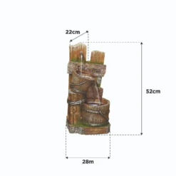 Stylish Fountain Fence Post Pours Water Feature With LEDs 7 Stylish Fountain Fence Post Pours Water Feature With LEDs -Deals A Sunlit Garden Store 13846055 2704978881001455