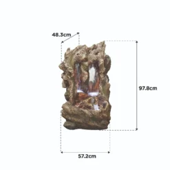 Stylish Fountain Colorado Falls Water Feature With LEDs 5 Stylish Fountain Colorado Falls Water Feature With LEDs -Deals A Sunlit Garden Store 13846061 1254978880621934