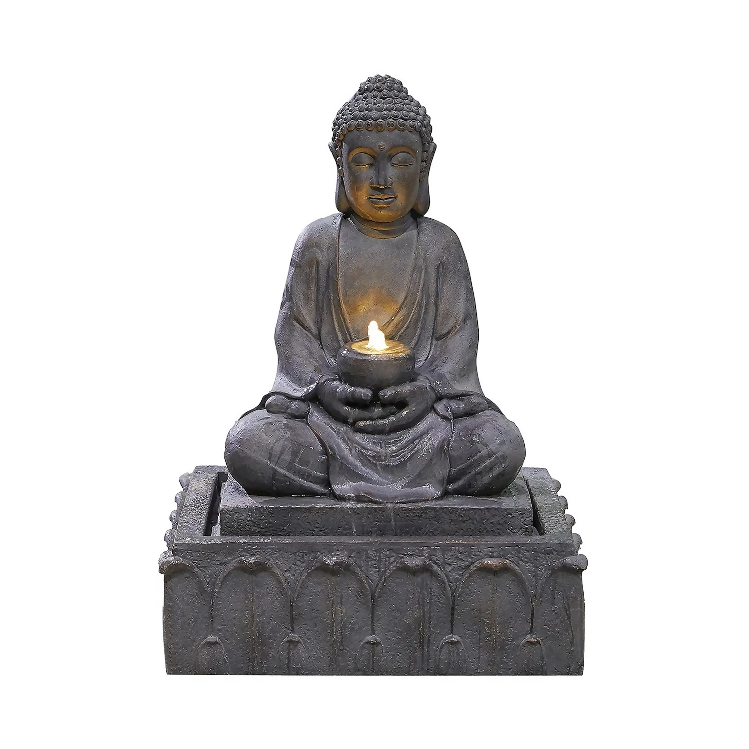 Stylish Fountain Serenity Water Feature With LEDs 1 Stylish Fountain Serenity Water Feature With LEDs