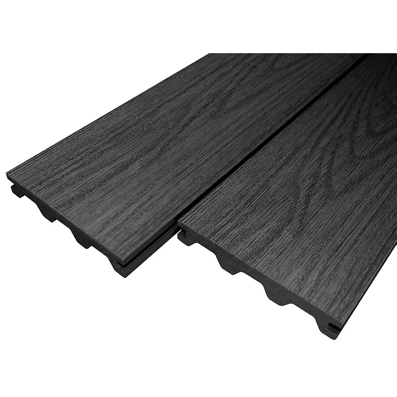 Victoria Composite Decking Woodgrain 20 Pack Ebony - 10.08 M2 1 Victoria Composite Decking Woodgrain 20 Pack Ebony - 10.08 M2