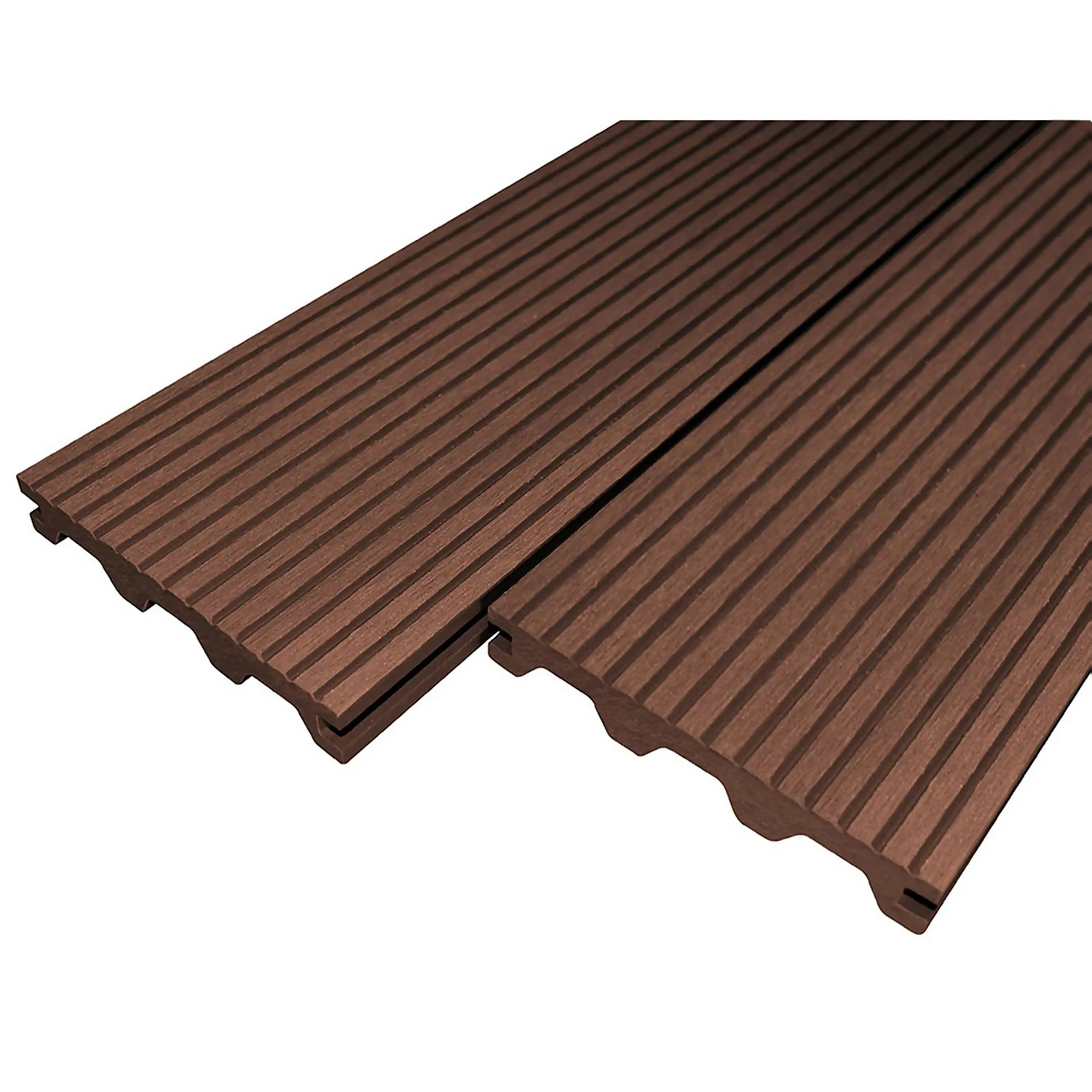 Victoria Composite Decking Castle Groove 20 Pack Redwood - 10.08 M2 1 Victoria Composite Decking Castle Groove 20 Pack Redwood - 10.08 M2