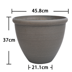 Ashford Planter Grey 45cm 9 Ashford Planter Grey 45cm -Deals A Sunlit Garden Store 13928637 5185001956240571