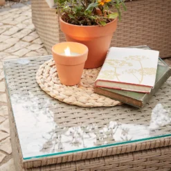 Alexandria Rattan Effect Garden Corner Sofa Set -Deals A Sunlit Garden Store 13936306 8645022386515689