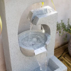 Stylish Fountain Ango Falls Garden Water Feature With LEDs 10 Stylish Fountain Ango Falls Garden Water Feature With LEDs -Deals A Sunlit Garden Store 13947169 1755005844359029