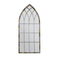 MirrorOutlet Rose Garden Rustic Arch Metal Garden Mirror- 115x50cm -Deals A Sunlit Garden Store 13950554 1374987138969488