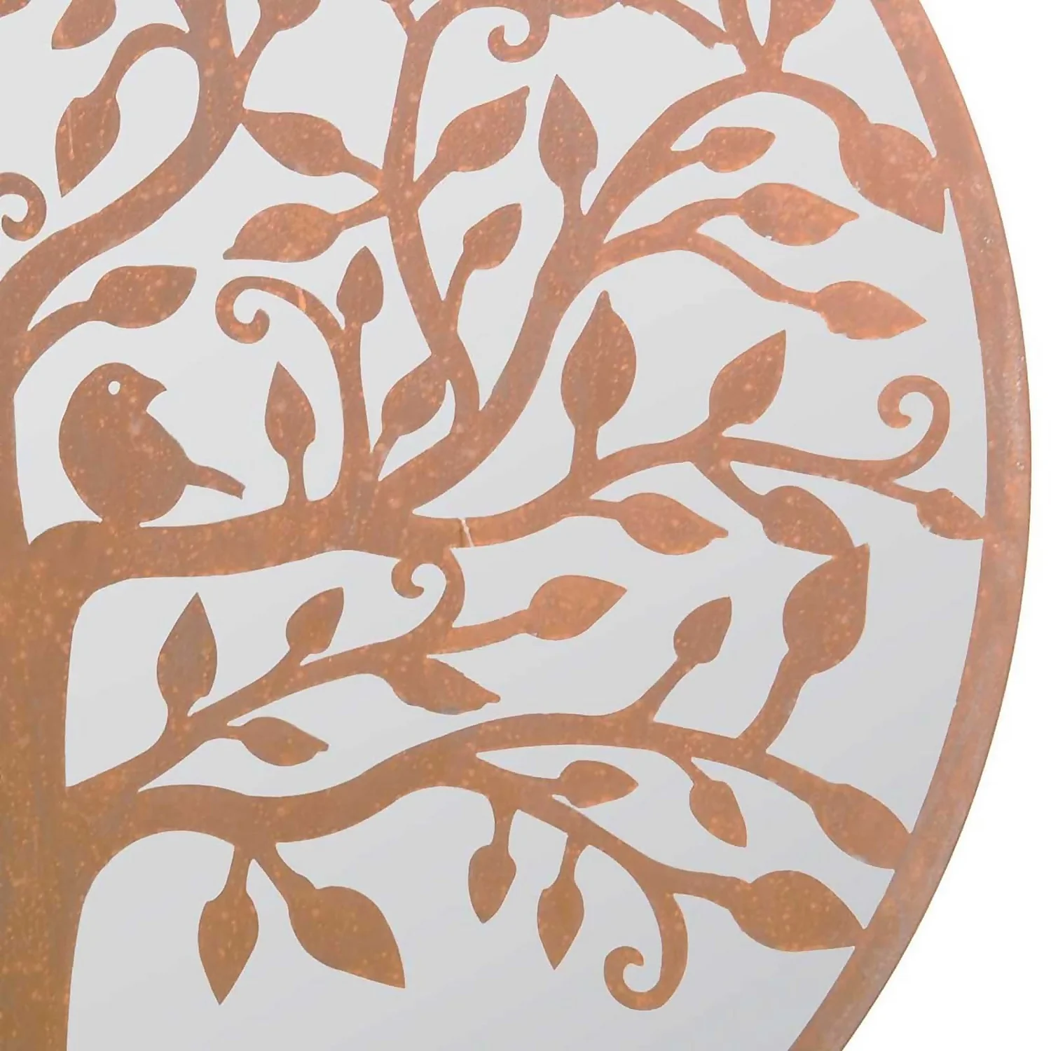 MirrorOutlet Stag Deer Round Garden Mirror - 100cm 2 MirrorOutlet Stag Deer Round Garden Mirror - 100cm - Image 2