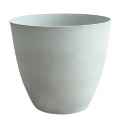 White Stone Look Planter - 40.5cm