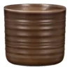 Scheurich Ripple Brown Indoor Pot - 17cm