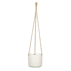 Scheurich Ripple Indoor Hanging Pot White 17cm