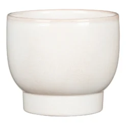 Scheurich Opale Smooth White Indoor Pot - 13cm