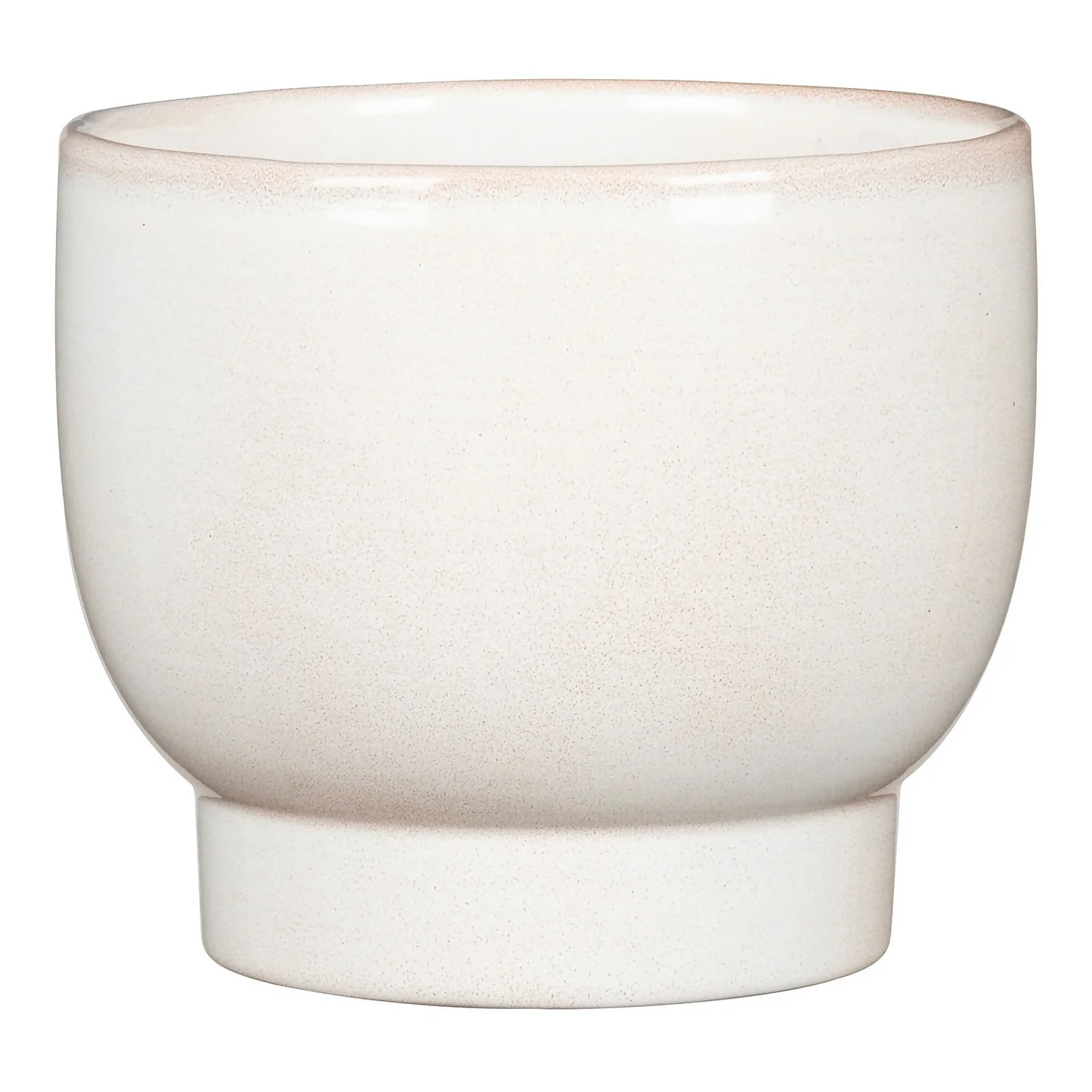 Scheurich Opale Smooth White Indoor Pot - 18cm 1 Scheurich Opale Smooth White Indoor Pot - 18cm