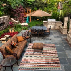 Homebase Outdoor Rug - Bohemian 120x180cm -Deals A Sunlit Garden Store 13953334 7804989199384002