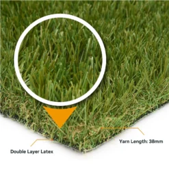 HB Deluxe Artificial Grass 1m X 4m 8 HB Deluxe Artificial Grass 1m X 4m -Deals A Sunlit Garden Store 13956533 9315013032694021