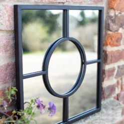Black Square Garden Mirror -Deals A Sunlit Garden Store 13965928 1155001706801590
