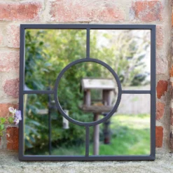 Black Square Garden Mirror -Deals A Sunlit Garden Store 13965928 1915001706777428