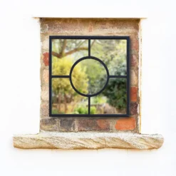 Black Square Garden Mirror -Deals A Sunlit Garden Store 13965928 3525001706825623