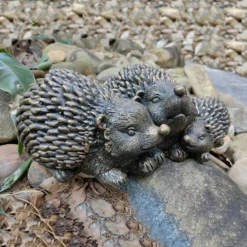 Bronze Look Hedgehog Family Garden Ornament -Deals A Sunlit Garden Store 13965951 6055014597051638