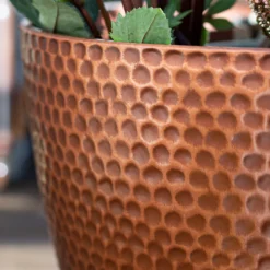 Suva Hammered Pot Copper - 31cm -Deals A Sunlit Garden Store 13973652 7905011806197385