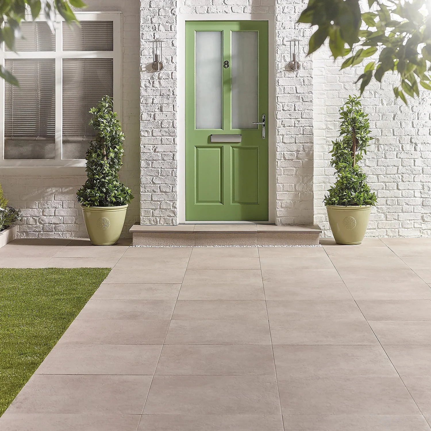 Porcelain Paving 600 X 600mm - Flaxen (Full Pack) 1 Porcelain Paving 600 X 600mm - Flaxen (Full Pack)