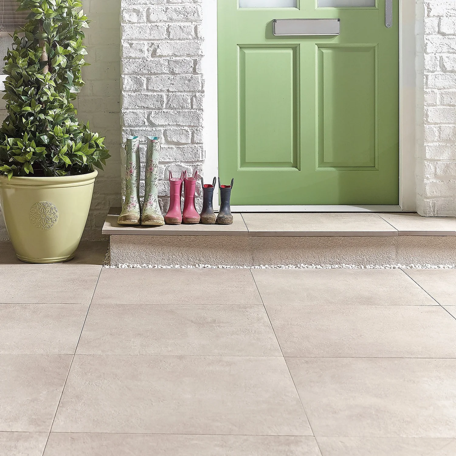 Porcelain Paving 600 X 600mm - Flaxen (Full Pack) 4 Porcelain Paving 600 X 600mm - Flaxen (Full Pack) - Image 4