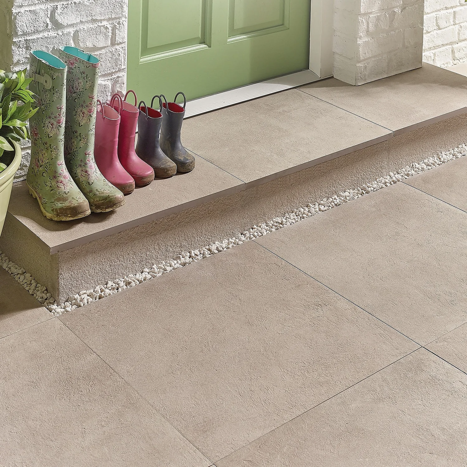 Porcelain Paving 600 X 600mm - Flaxen (Full Pack) 3 Porcelain Paving 600 X 600mm - Flaxen (Full Pack) - Image 3