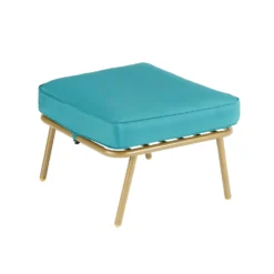 Omari Metal Garden Corner Sofa Set - Teal & Gold -Deals A Sunlit Garden Store 14005699 1405022704726583