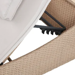 Natural Folding Rattan Sun Lounger -Deals A Sunlit Garden Store 14005776 2015022649763655