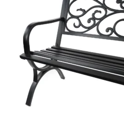 Ornate Metal Garden Bench -Deals A Sunlit Garden Store 14005780 3405018249598597