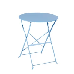 Millie Metal Bistro Set - Blue -Deals A Sunlit Garden Store 14005783 1995022384428895