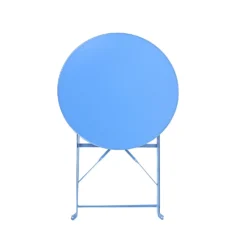 Millie Metal Bistro Set - Blue -Deals A Sunlit Garden Store 14005783 3945018250015570