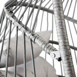 Grey Single Garden Hanging Chair 8 Grey Single Garden Hanging Chair -Deals A Sunlit Garden Store 14005785 1125036152260456