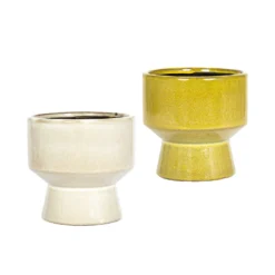 Chamfered Indoor Plant Pot - 13cm