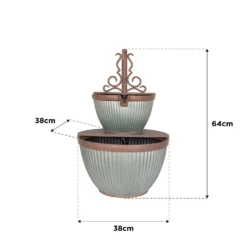 Stylish Fountain Irondale Pours Water Feature -Deals A Sunlit Garden Store 14519355 2655050878805377