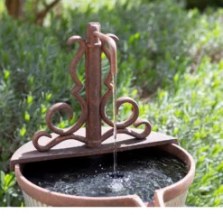 Stylish Fountain Irondale Pours Water Feature -Deals A Sunlit Garden Store 14519355 5005050878676728