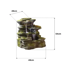 Stylish Fountain Como Springs Water Feature With LEDs -Deals A Sunlit Garden Store 14519356 1045047822742634