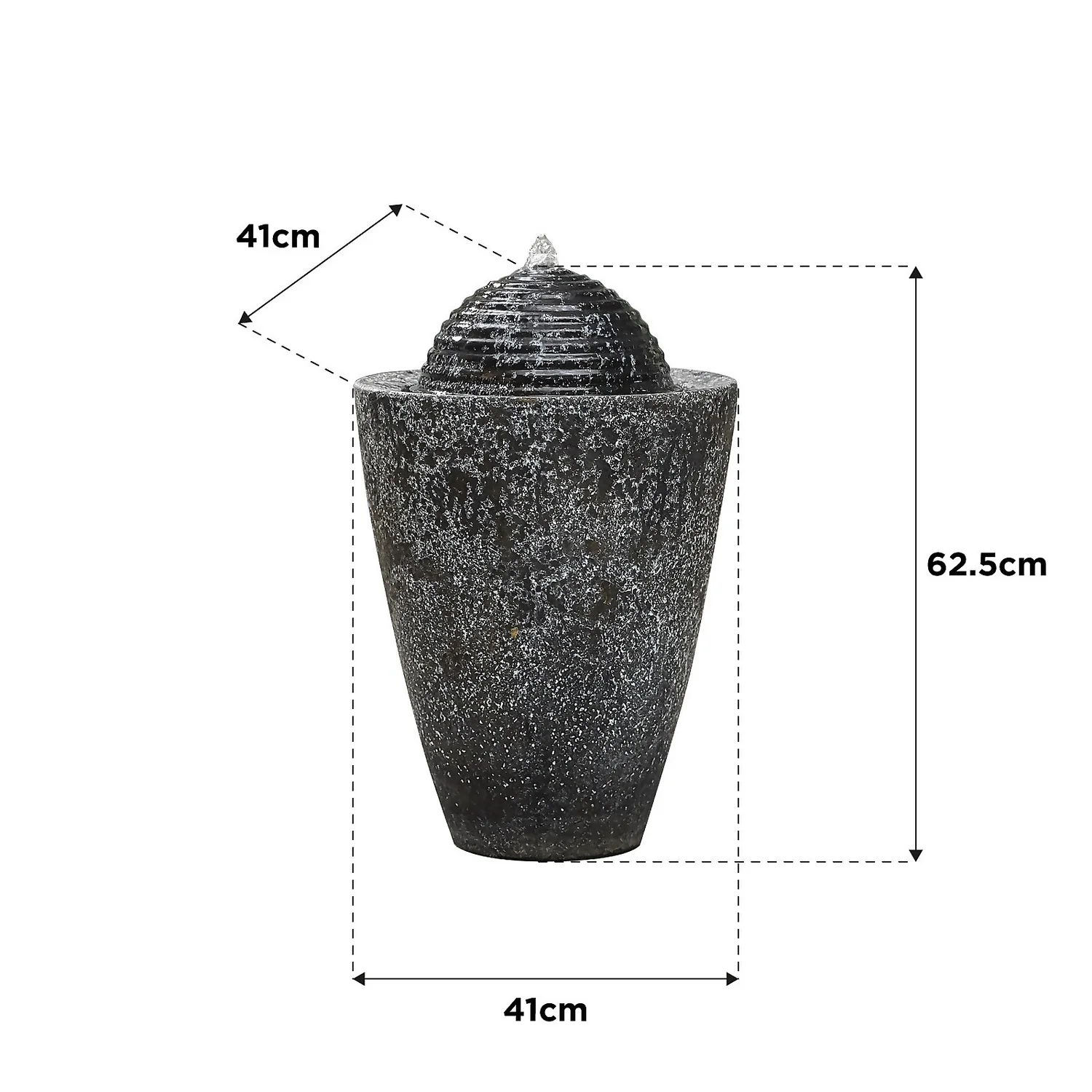 Stylish Fountain Dappled Column Water Feature 4 Stylish Fountain Dappled Column Water Feature - Image 4