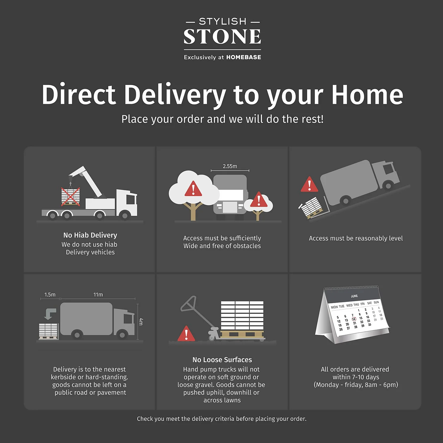 Stylish Stone Daleside Walling Half Block - Slate 3 Stylish Stone Daleside Walling Half Block - Slate - Image 3