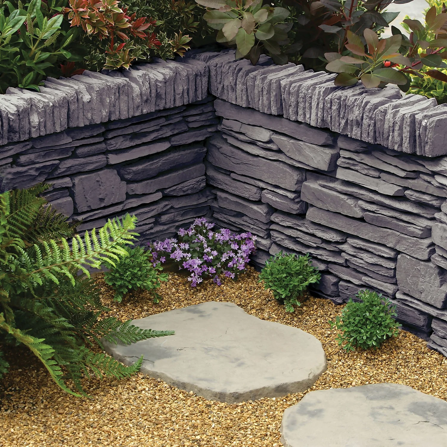 Stylish Stone Daleside Walling Half Block - Slate 1 Stylish Stone Daleside Walling Half Block - Slate
