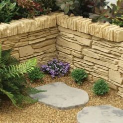 Stylish Stone Daleside Walling Half Block - Gold