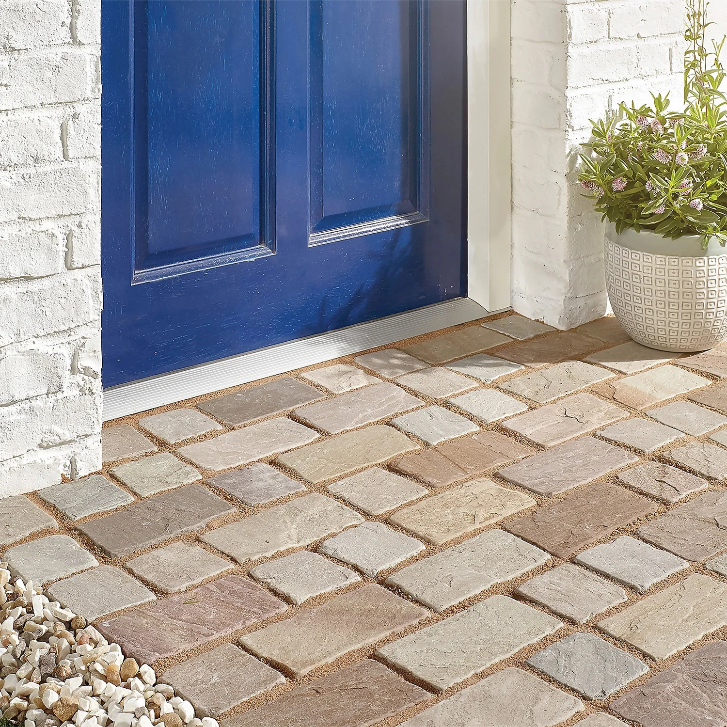 Stylish Stone Tumbled Cobble Set 100 X 100mm - Sycamore 4 Stylish Stone Tumbled Cobble Set 100 X 100mm - Sycamore - Image 4